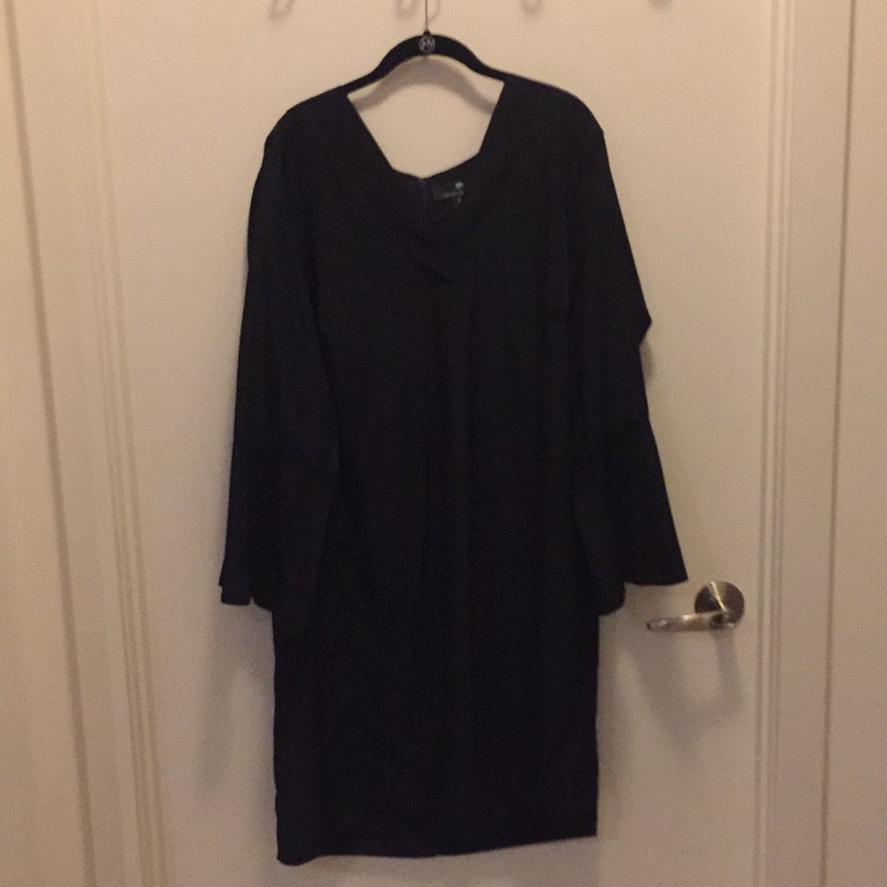 Amanda Uprichard flowy dress with bell sleeves